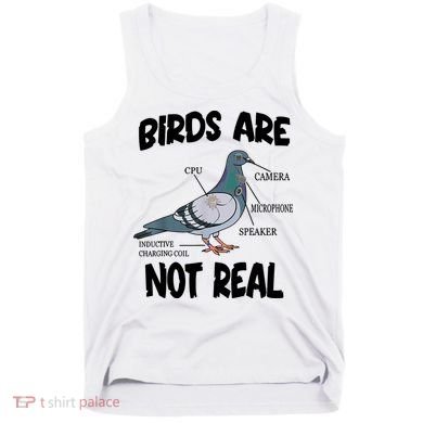 Birds Are Not Real Diagram Tank Top