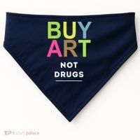 Buy Art Not Drugs USA-Made Doggie Bandana thumb 0
