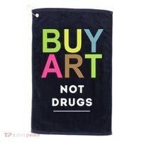 Buy Art Not Drugs Golf Towel thumb 0