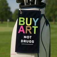 Buy Art Not Drugs Golf Towel thumb 2