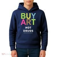 Buy Art Not Drugs Kids Hoodie thumb 4
