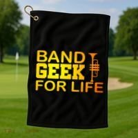 Band Geek For Life Golf Towel thumb 1