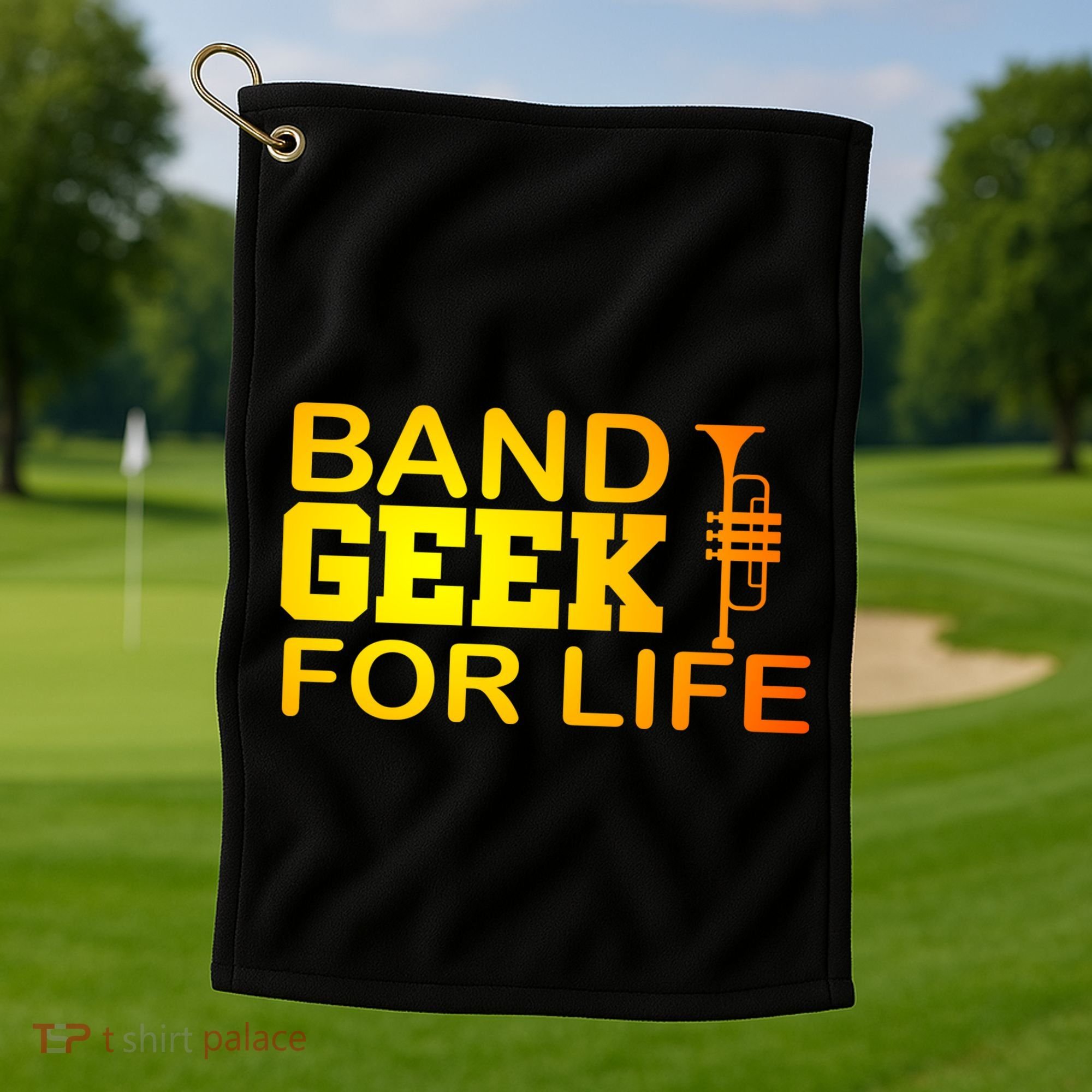 Band Geek For Life Golf Towel