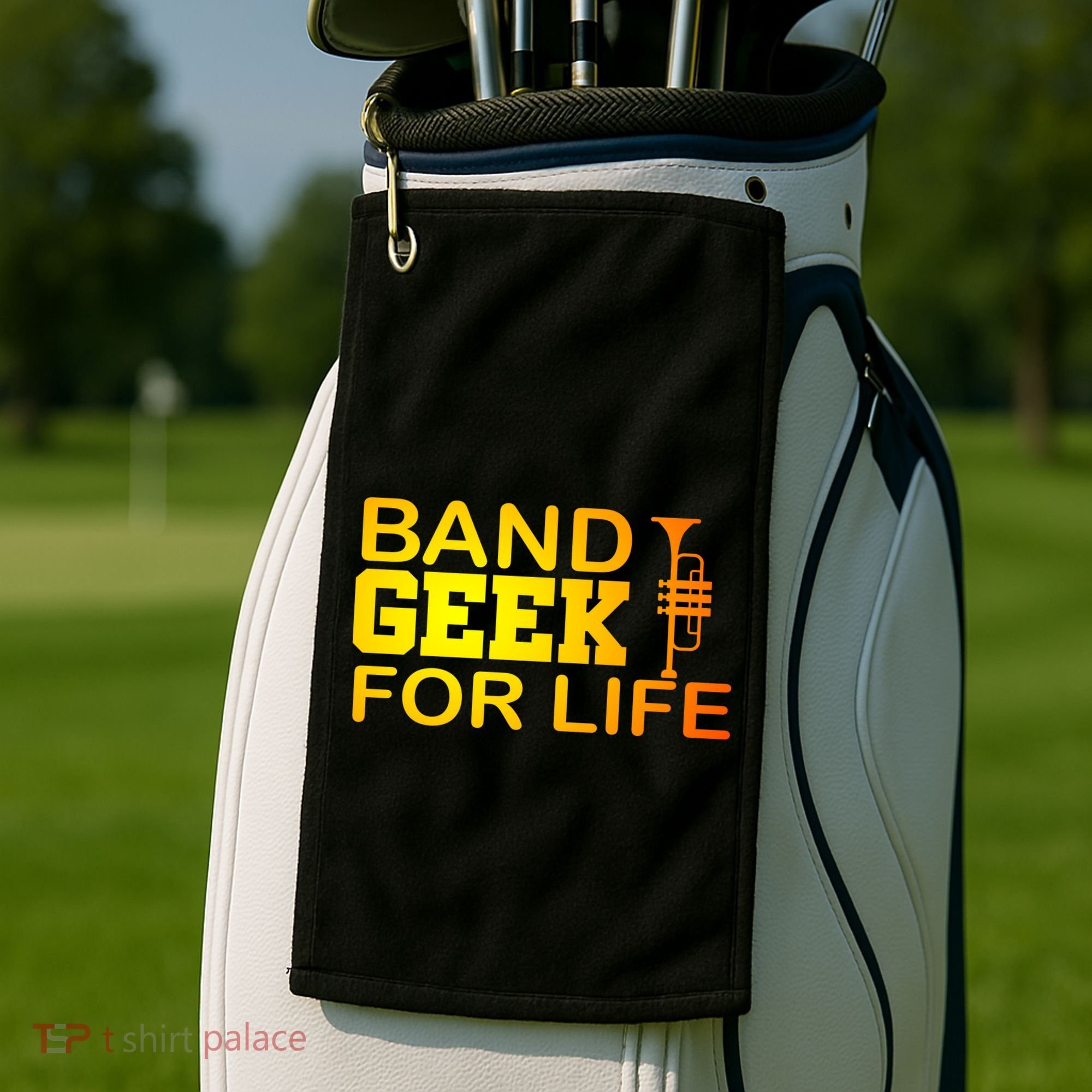 Band Geek For Life Golf Towel