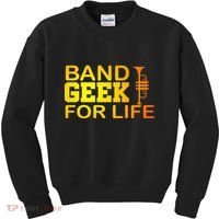 Band Geek For Life Kids Sweatshirt thumb 0