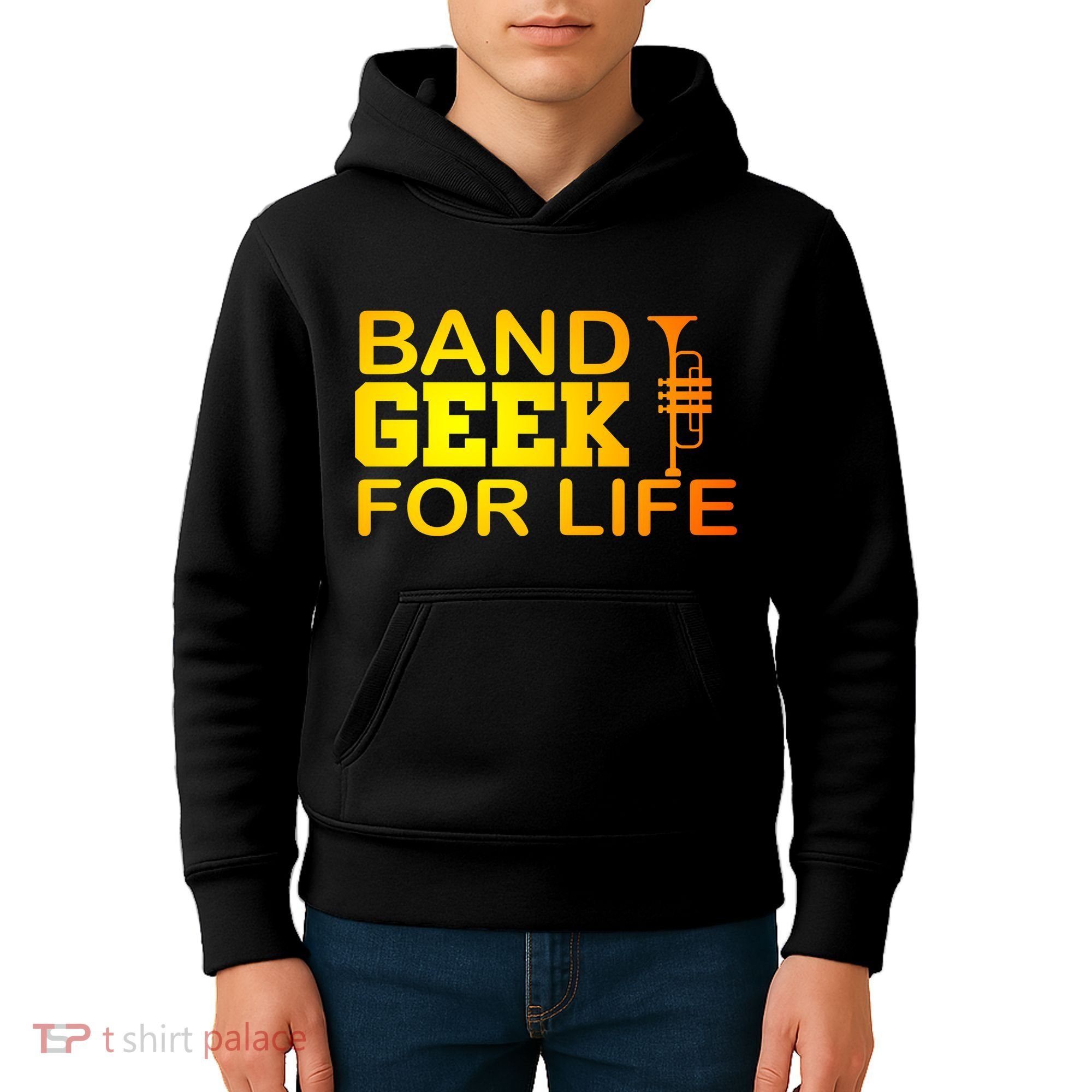 Band Geek For Life Kids Hoodie