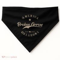 Broken Arrow Ok Oklahoma USA-Made Doggie Bandana thumb 0