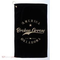 Broken Arrow Ok Oklahoma Golf Towel thumb 0