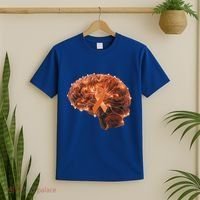 Brain Art Orange Ribbon Multiple Sclerosis Awareness Gift T-Shirt thumb 2
