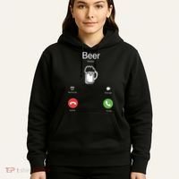 Beer Answer Or Decline Mobil Phone Funny Hoodie thumb 5