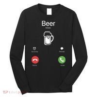 Beer Answer Or Decline Mobil Phone Funny Long Sleeve Shirt thumb 0
