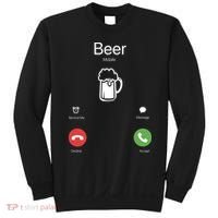 Beer Answer Or Decline Mobil Phone Funny Sweatshirt thumb 0
