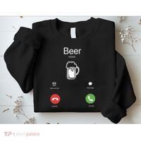 Beer Answer Or Decline Mobil Phone Funny Sweatshirt thumb 2