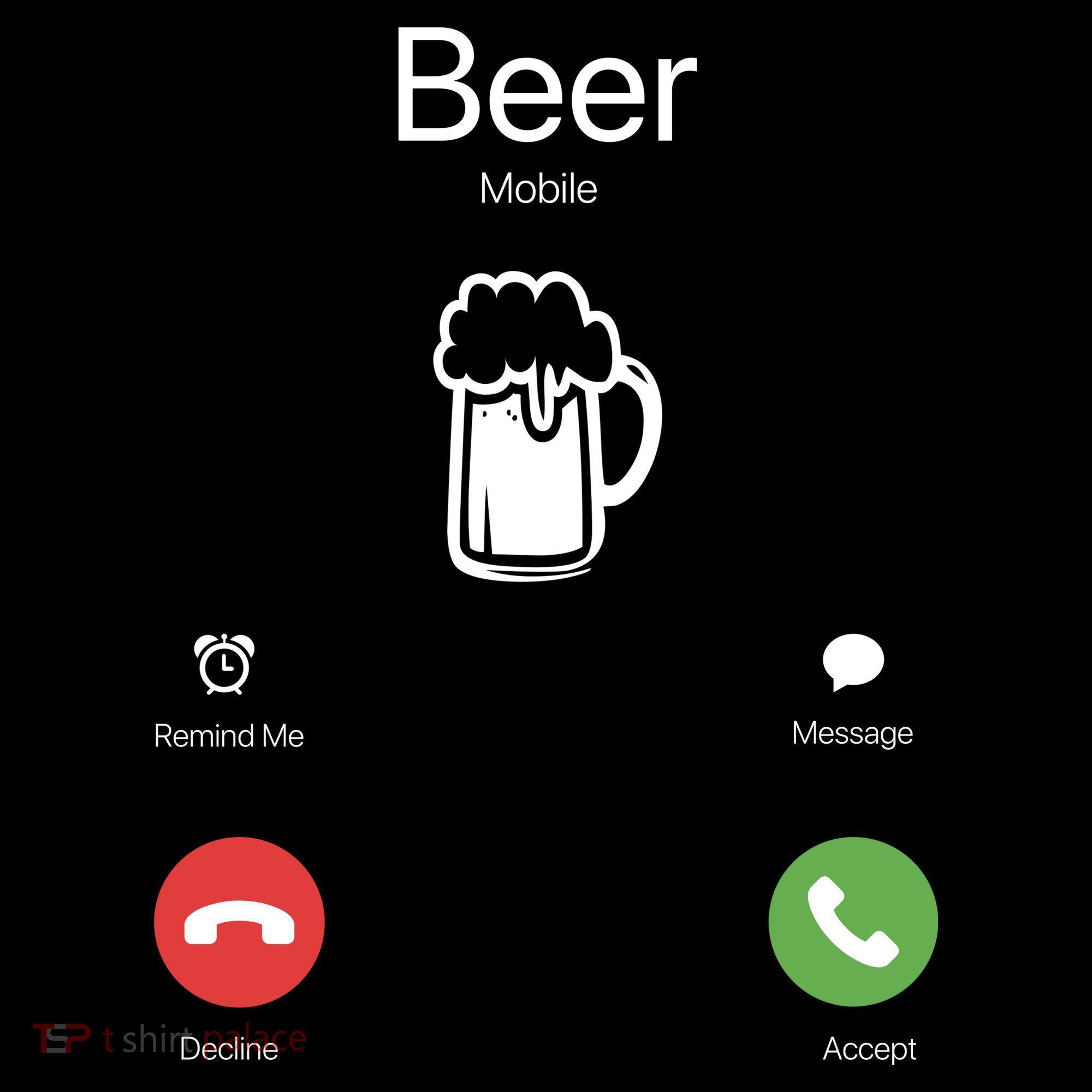 Beer Answer Or Decline Mobil Phone Funny Sweatshirt
