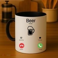 Beer Answer Or Decline Mobil Phone Funny Coffee Mug thumb 4