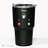 Beer Answer Or Decline Mobil Phone Funny Tumbler thumb 0