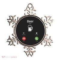 Beer Answer Or Decline Mobil Phone Funny Ornament thumb 0