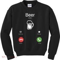 Beer Answer Or Decline Mobil Phone Funny Kids Sweatshirt thumb 0