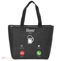 Beer Answer Or Decline Mobil Phone Funny Tote Bag thumb 0