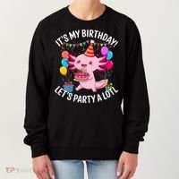 Birthday Axolotl Party Kawaii Axolotl  Women's Sweatshirt thumb 0