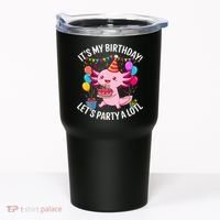 Birthday Axolotl Party Kawaii Axolotl  Tumbler thumb 0