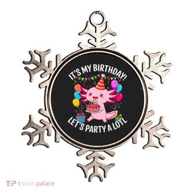 Birthday Axolotl Party Kawaii Axolotl  Ornament