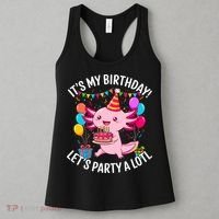 Birthday Axolotl Party Kawaii Axolotl  Women's Tank Top thumb 3
