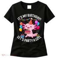 Birthday Axolotl Party Kawaii Axolotl  Women's T-Shirt thumb 0