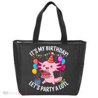 Birthday Axolotl Party Kawaii Axolotl  Tote Bag thumb 0