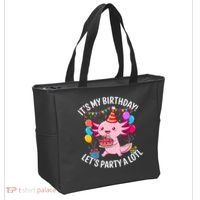 Birthday Axolotl Party Kawaii Axolotl  Tote Bag thumb 2