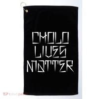 Brown And Proud Latino Mexican Raza Chicano Oldies Cholo Golf Towel thumb 0