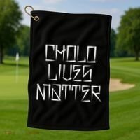 Brown And Proud Latino Mexican Raza Chicano Oldies Cholo Golf Towel thumb 1