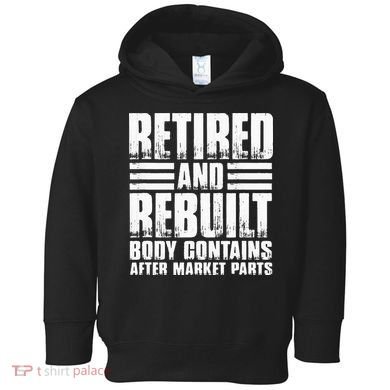 Bionic Aftermarket Parts Design Knee And Hip Replacement Toddler Hoodie