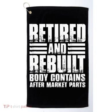 Bionic Aftermarket Parts Design Knee And Hip Replacement Golf Towel
