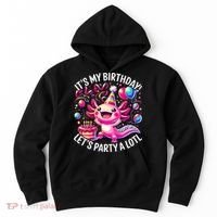 Birthday Axolotl PartyBirthday Axolotl Party  Hoodie thumb 0