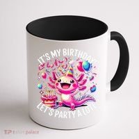 Birthday Axolotl PartyBirthday Axolotl Party  Coffee Mug thumb 1