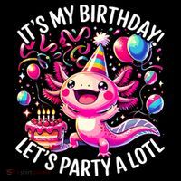 Birthday Axolotl PartyBirthday Axolotl Party  Coffee Mug thumb 5