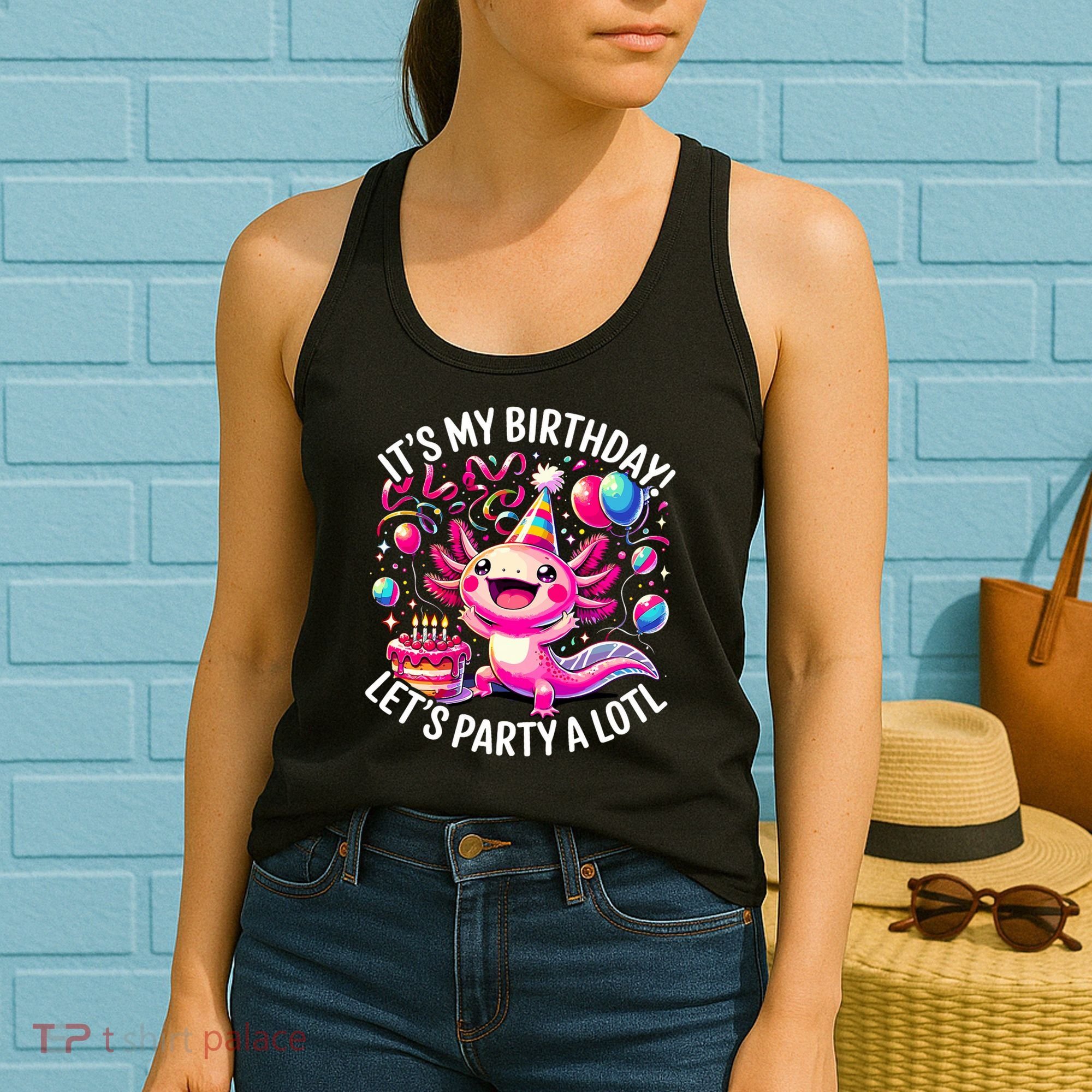 Birthday Axolotl PartyBirthday Axolotl Party  Women's Tank Top