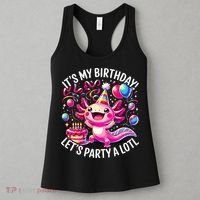 Birthday Axolotl PartyBirthday Axolotl Party  Women's Tank Top thumb 3
