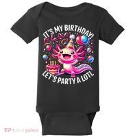 Birthday Axolotl PartyBirthday Axolotl Party  Baby Bodysuit thumb 0