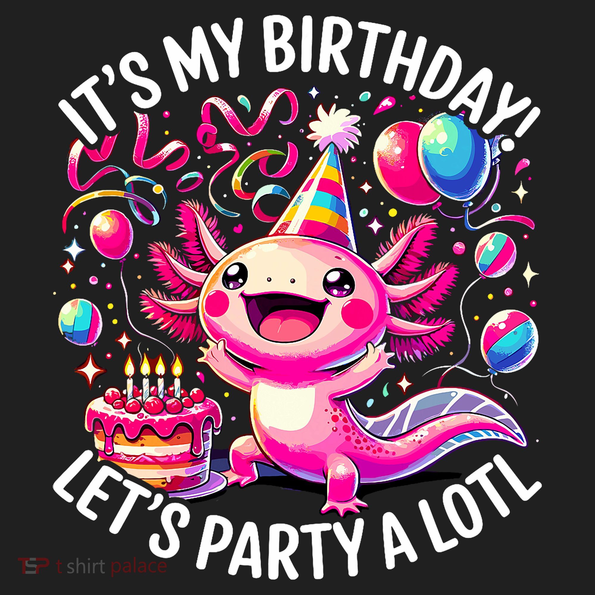 Birthday Axolotl PartyBirthday Axolotl Party  Hat