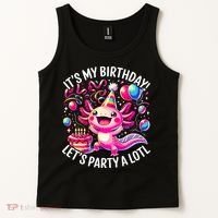 Birthday Axolotl PartyBirthday Axolotl Party  Tank Top thumb 2