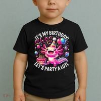 Birthday Axolotl PartyBirthday Axolotl Party  Toddler T-Shirt thumb 2