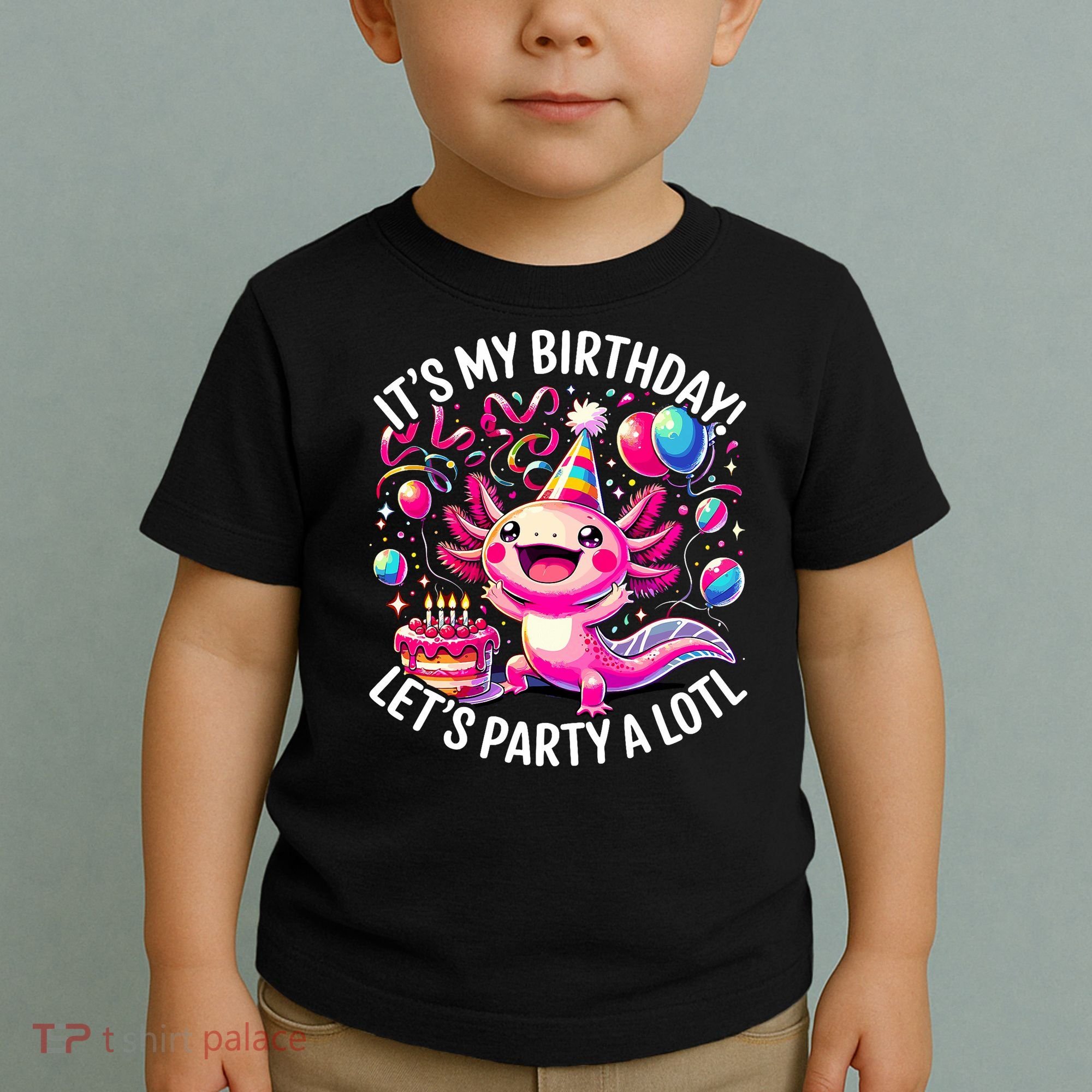 Birthday Axolotl PartyBirthday Axolotl Party  Toddler T-Shirt