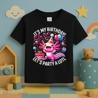Birthday Axolotl PartyBirthday Axolotl Party  Toddler T-Shirt thumb 3