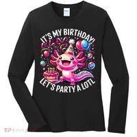 Birthday Axolotl PartyBirthday Axolotl Party  Women's Long Sleeve Shirt thumb 0