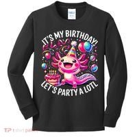 Birthday Axolotl PartyBirthday Axolotl Party  Kids Long Sleeve Shirt thumb 0