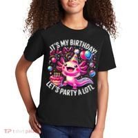 Birthday Axolotl PartyBirthday Axolotl Party  Kids T-Shirt thumb 2