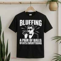 Bluffing A Pair Of Balls Beats Everything Poker Card Player T-Shirt thumb 2