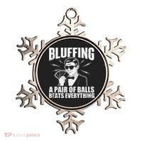 Bluffing A Pair Of Balls Beats Everything Poker Card Player Ornament thumb 0